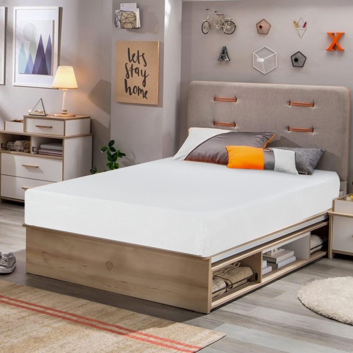 FDW 8 inch Memory Foam Mattress